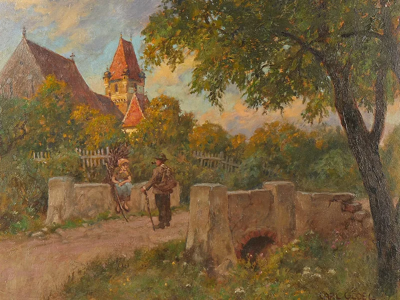 1870-Karl Gödel - Incontro